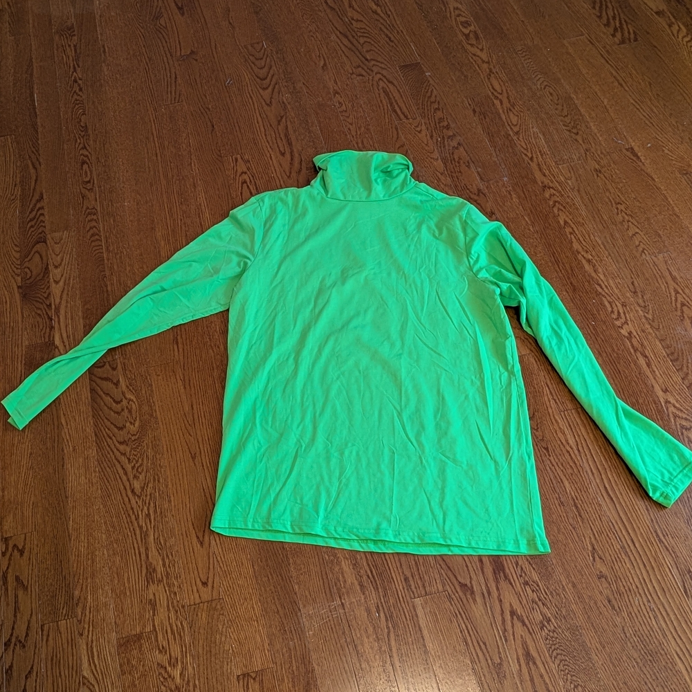 Simons Vibrant Green Turtleneck